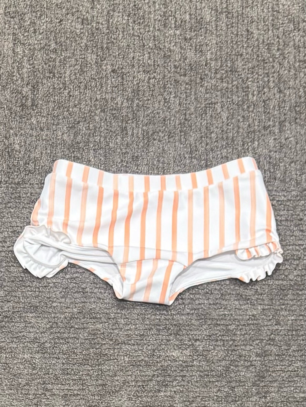 Kids Peach Stripe Swim Bottoms